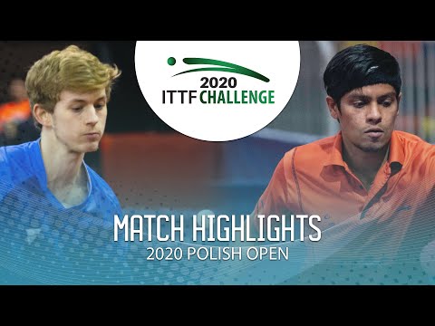 Cedric Meissner vs Abhishek Yadav | 2020 ITTF Polish Open Highlights (Group)