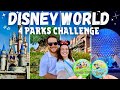 DISNEY WORLD CHALLENGE 4 PARKS 1 DAY VLOG Benji S Birthday ALL Our Disney Favourites