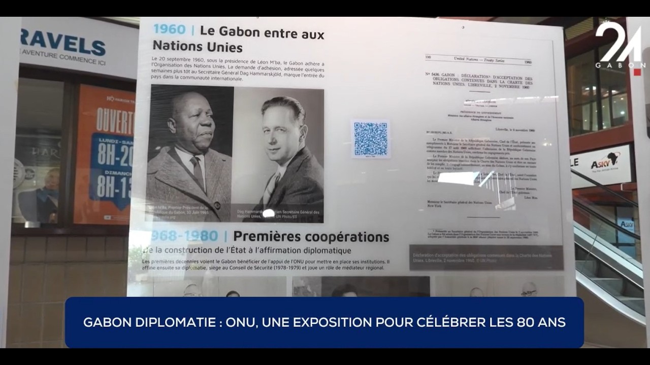 Exposition itinérante « ONU80 » - Aéroport international de Libreville