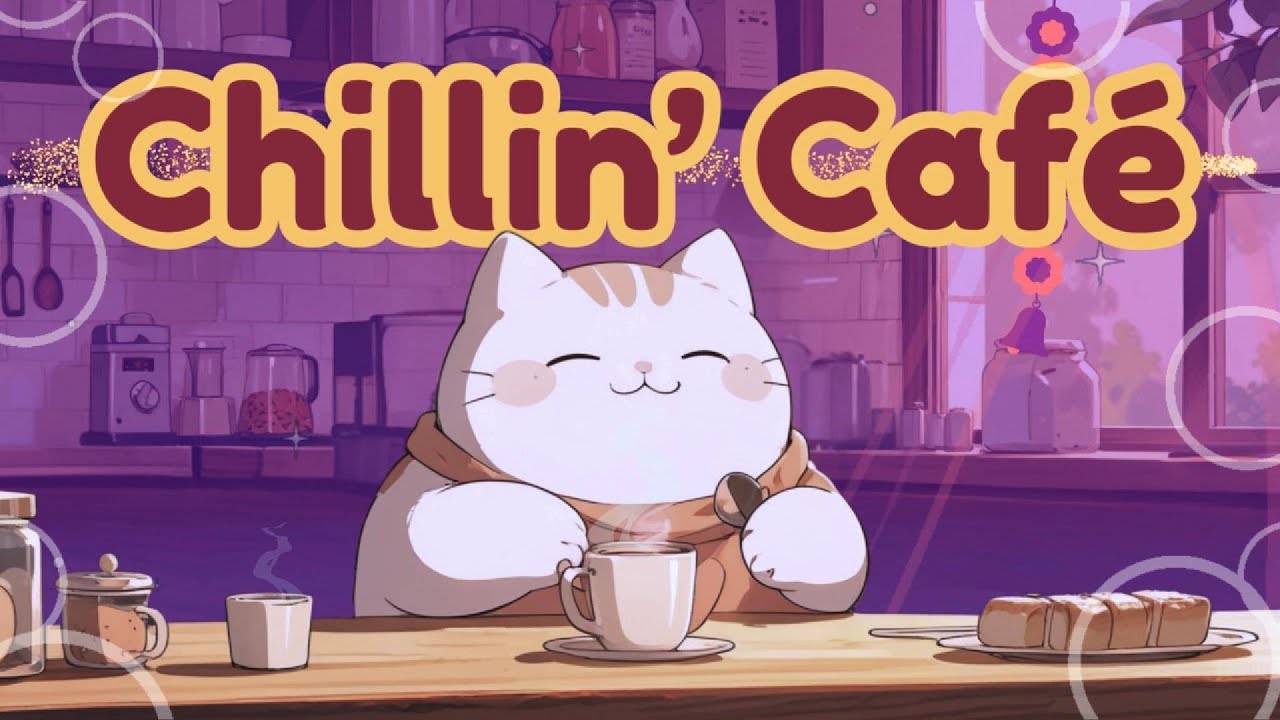 Rainy Day Coffee LoFi ☕ | 1 Hour of Relaxing LoFi Beats for a Cozy Mood | LoFi Bubbly Cat
