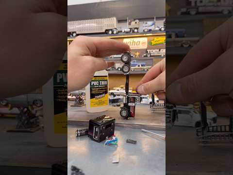 I can’t believe how well this worked! The start of my @FirstGearInc car carrier has come together