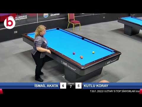 İSMAİL AKATA & KUTLU KORAY Bilardo Maçı - 