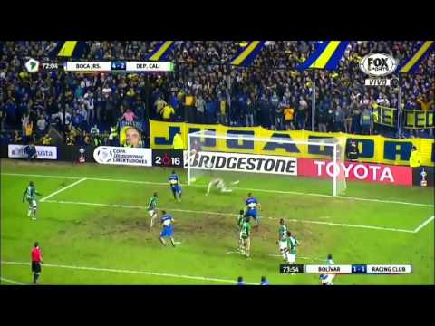 Gol de Tevez (4-2) / Boca Juniors 6-2 Dep. Cali - Fase de Grupos Copa Libertadores 2016