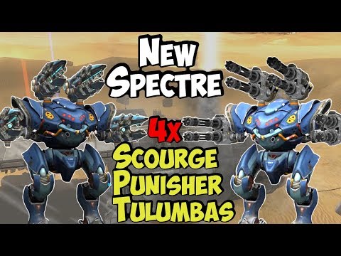 War Robots Test Server 3.6 NEW OP Robot Spectre Gameplay - 3 Setups