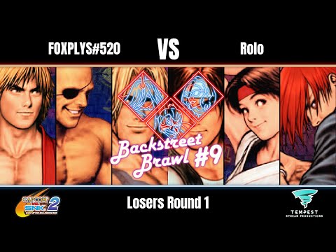 FOXPLYS#520 (Vega, Sagat, Ken) vs Rolo (Kyo, Yuri, Iori) - CVS2 Losers Round 1 - Backstreet Brawl #9