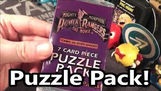 Mighty Morphin Power Rangers The Movie Tommy White Ranger Puzzle Pack Trading Cards Review