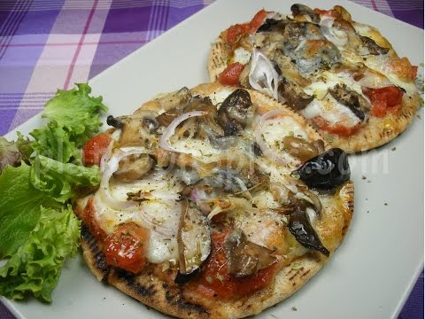 Mini pizza vegetal