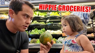Shopping at a Natural Foods Grocery Store!