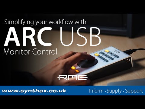 RME ARC USB - Simplifying Your Workflow: Monitor Control
