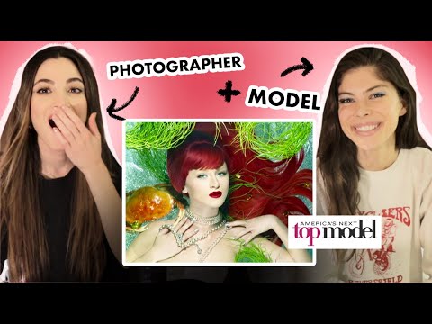 Photographer & Model REACT to UNDERWATER Americas Next Top Model Photoshoot