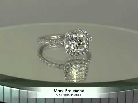 2.51ct Cushion Cut Diamond Engagement Anniversary Ring- Mark Broumand