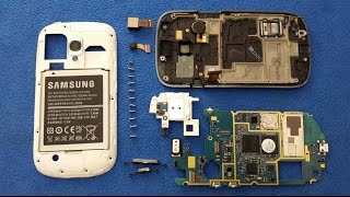How to take apart samsung S3 mini / disassemble or open galaxy siii gt-i8190l