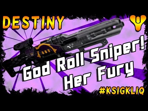 Destiny Best God Roll Sniper Her Fury