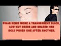 Low Cut And Transparent Black Dress Turkish Tv Series Actress Turkish Tv Series Yargı Pınar Deniz
