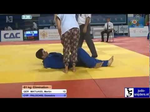 Judo 2012 European Championships Cadets Bar: Matijas (GER) - Palochis (CYP) [-81kg]