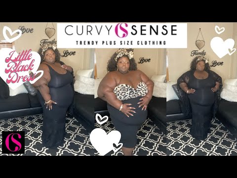 Plus Size  little black dress 2020 | Plus Size Curvy Sense Try On  |