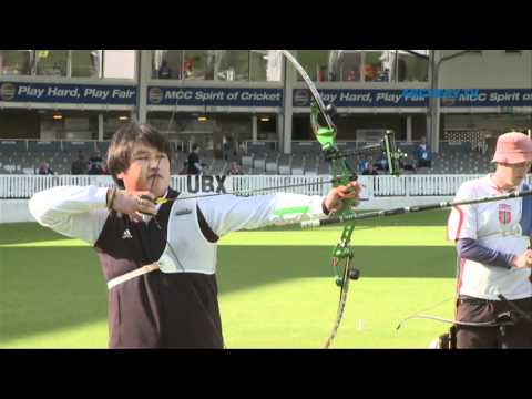 Robert Landskaug v Oh Jin Hyek – recurve men’s 1st round | London 2012 Olympic Test Event
