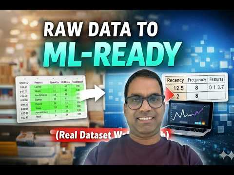 Retail Data Feature Engineering: Recency, Frequency, & Encoding in Python (Beginner Guide)