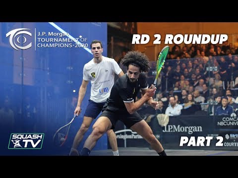 Squash: J.P. Morgan Tournament of Champions 2020 - Men's Rd 2 Roundup [Pt.2]