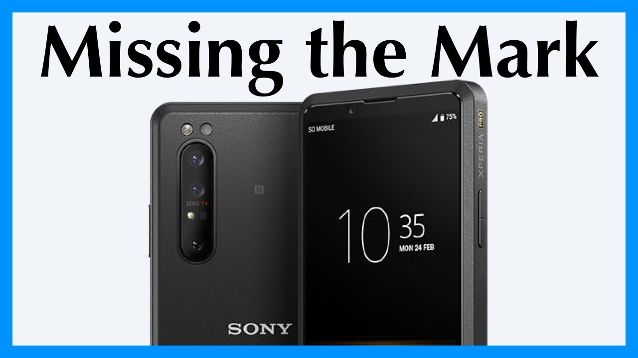 4 reasons how the Sony Xperia Pro misses the mark