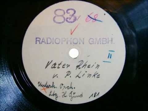 Radiophon GmbH No. 181 - Hans Bund m. Unterh.orch. - Vater Rhein - Paul Lincke - 4. November 1944