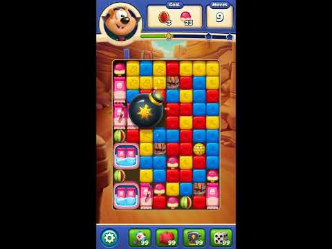 Toon Blast Level 9830 - NO BOOSTERS 🐻🐺🐱 | SKILLGAMING ✔️