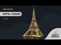 Light My Bricks Lumières-LED pour LEGO® Tour Eiffel 10307