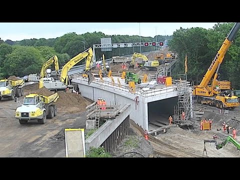 Incredible Modern Construction Equipment Machines Technology - Tunnel Construction in one weekend