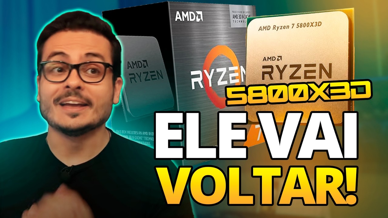 O AMD RYZEN R7 5800X3D VOLTOU COM FORÇA TOTAL EM EDIÇÃO DE ANIVERSÁRIO ESPECIAL | @TitoTechMedia