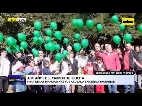 A 20 años del crimen de Felicita: niña de las mandarinas que fue abusada en Cerro Yaguarón