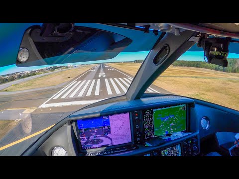 HEAVY Wind shear Short Final! | Vision jet Landing KRDU