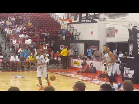 Thon Maker and Justin Anderson trade 3 pointers