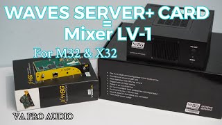 WAVES server EXTREME-C & WAVES card XWSG for M32 X32 mixer LV1 | VA Pro Audio
