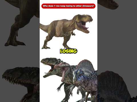 Why Does the T-Rex Keep Losing to Other Dinosaurs? Jurassic World Rebirth #Shorts #Viral