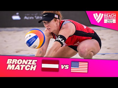 Tina/Anastasija vs. Hughes/Cheng - Bronze Match Highlights Doha 2024 #BeachProTour