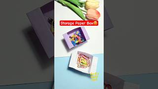 ⁠DIY Origami Storage Paper Box Making 😍👌 @ArasEasyArt #diy #viral #ytshorts #box