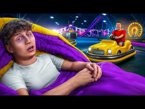 Spędziłem 1 Noc w Parku Rozrywki!