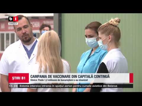 STIRI B1 ORA 15.00 DIN 28 MAI 2021 - A DOUA EDITIE A MARATONULUI DE VACCINARE BUCURESTI
