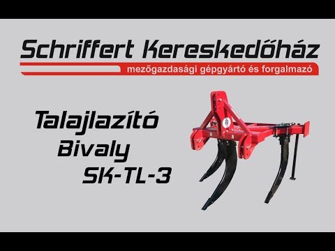 Schriffert BIVALY-3 késes talajlazító