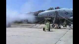 a-10 Warthog GAU-8 live Weapons ground test