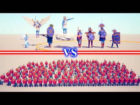 NEW ANCIENT Team vs PRESENT ELF Team - Totally Accurate Battle Simulator TABS