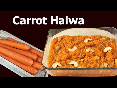 Easy 4-Ingredient Carrot Halwa Recipe | Carrot Halwa | Gajar Halwa Recipe