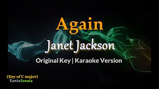 Again - Janet Jackson - (Karaoke Version)