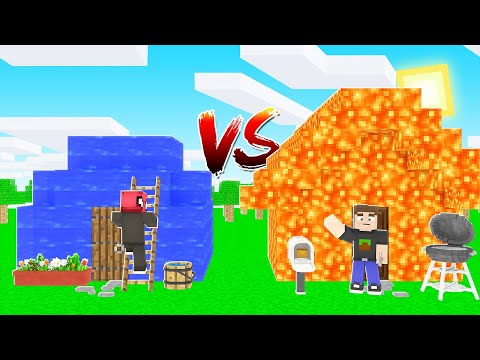LAV EV VS SU EV! 🏠 - Minecraft