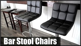 Swivel Bar Stool with Back Unboxing and initial Review (Homall Direct!)