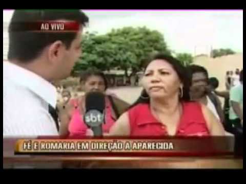 Participação ao vivo da saída dos romeiros de Paraopeba para Aparecida-SP Jornal da Alterosa