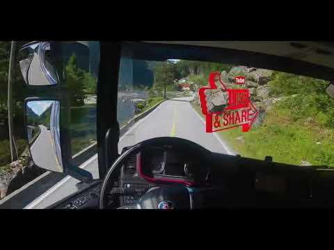 POV scania driving | very beautiful scenery