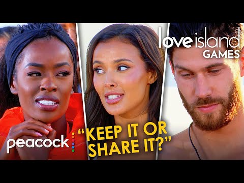 Will Justine Choose To Split the Prize Money with Jack? | Love Island Games on Peacock