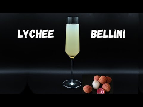 Easy Lychee Bellini Recipe