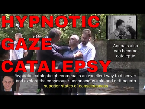 Mesmerism Techniques: INSTANT INDUCTION & Hypnotic gaze for non verbal hypnosis CATALEPSY